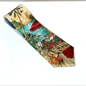 NWOT Tropical Tango Silk Tie